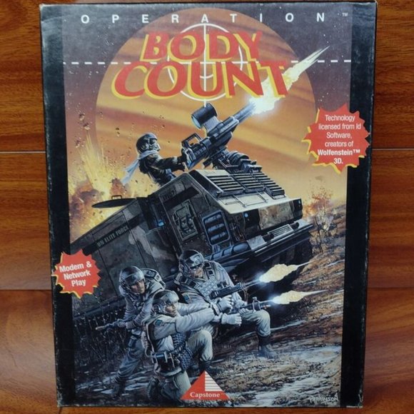 Vintage Capstone Operation Body Count IBM CD ROM Game Untested - Picture 6 of 7